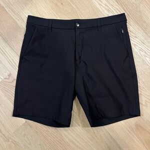 Lululemon Commission Classic-Fit Short 9" Warpstreme Men's Size 34 Black Golf